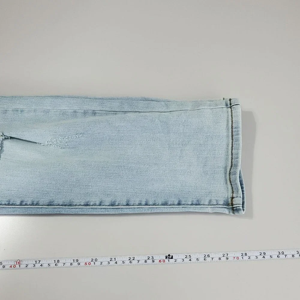 Judy Blue Jeans Womens 11/30 Blue Boyfriend Fit Stretch Distressed JB8878 FLAW_11